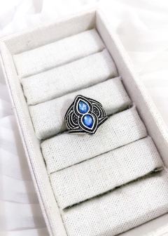 Anel Duo Blue