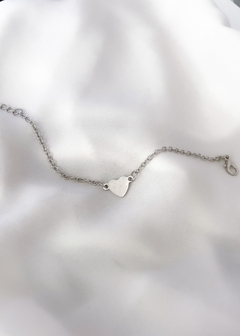 Pulseira Coração Prata