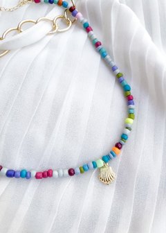 Choker Colorida de Concha