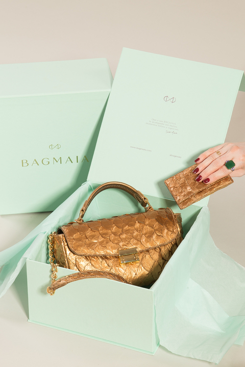 BAGMAIA Boss Metalizada Ouro - Encomende a sua!