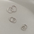 AROS BASIC SILVER HOOPS (X2)