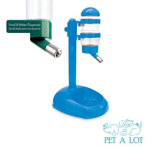 Bebedouro com suporte e Comedouro M