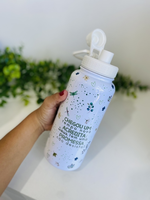 Garrafa térmica 900ml com alça - comprar online