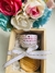 Kit Xícara Pink + Pires madeira pinus + caixa