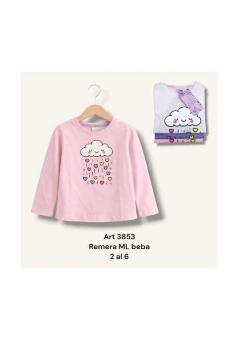 REMERA BEBA M/L "SPANKY" ART-3853