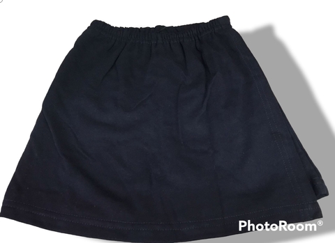 POLLERA PANTALON RUSTICA AZUL