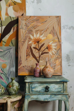 Tela Flora - 50x70 - comprar online