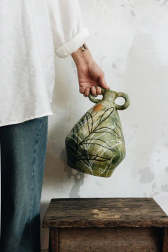 Vaso alça verde musgo - ÚNICO - comprar online