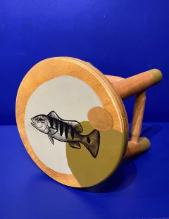 Banqueta petit peixe - pronta entrega