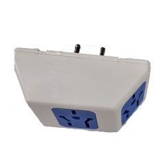 Adaptador Triple 220 Enchufe Pata Redonda - comprar online