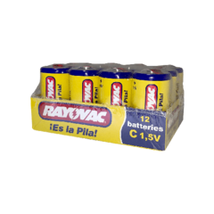 Rayovac Pila Alcalina D Cilíndrica X12 - comprar online