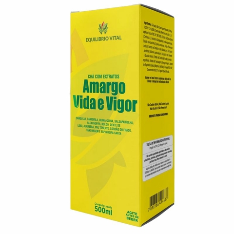 Chá de Amargo Vida e Vigor 500ml Equilibrio