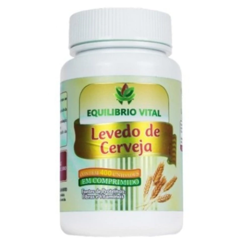 Levedo de Cerveja 400 comprimidos 500mg Equilíbrio