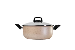 Caçarola Antiaderente com tampa de vidro 22cm - comprar online
