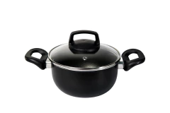 Caçarola Antiaderente com tampa de vidro 16cm - comprar online