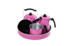 Conjunto de Cafe 5 Pç Colorido na internet