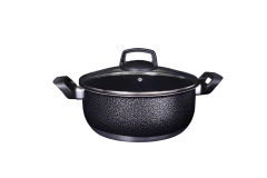 Imagem do Caçarola Antiaderente com tampa de vidro 22cm