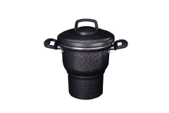 Cuscuzeiro de aluminio colorido 14cm - comprar online