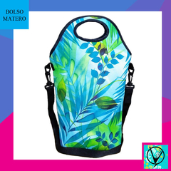 Bolso matero hojas verdes - comprar online