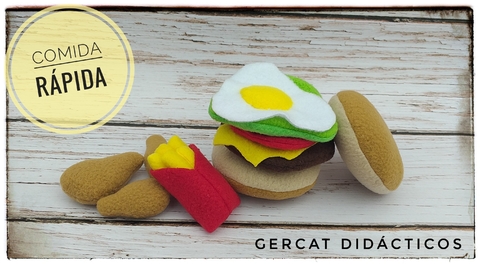 Set de juego "comida rápida"