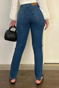 30986- CALÇA ALFAIATARIA JEANS - Loja Clara Assis