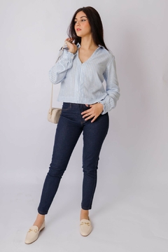 30932- CALÇA JEANS ESCURO SKINNY