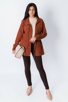 30831-PARKA DUPLA RECICLE MEMORY BROW CERAMIC - Loja Clara Assis