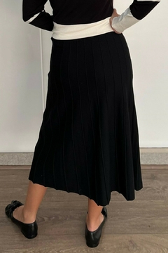30850-SAIA MIDI TRICOT MODAL PRETA na internet
