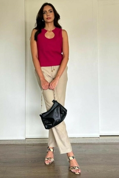 31191-BLUSA SENSORIALE MAGENTA - loja online