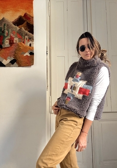 Chaleco Multipatch Gris - tienda online