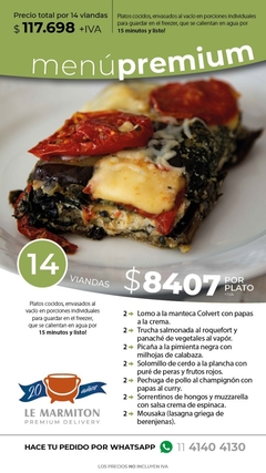 MENU PREMIUM - comprar online