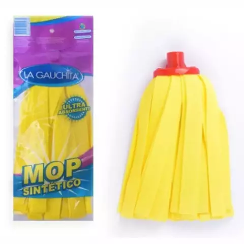 Mopa sintetica amarilla La Gauchita