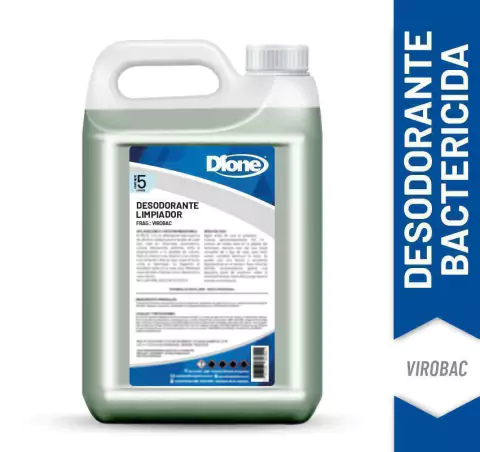 Desodorante bactericida multisuperficies Virobac x 5 litros - comprar online