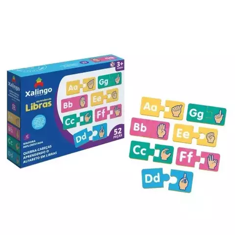 QUEBRA-CABECA DE ENCAIXE APRENDENDO BRAILE