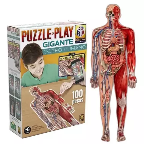 PUZZLE PLAY GIGANTE - CORPO HUMANO