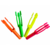 KIT 4 PINÇAS 3 PONTAS NEON