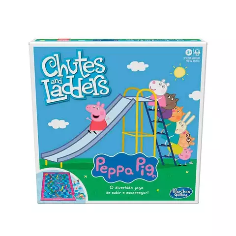 JOGO ESCADAS E ESCORREGADORES PEPPA