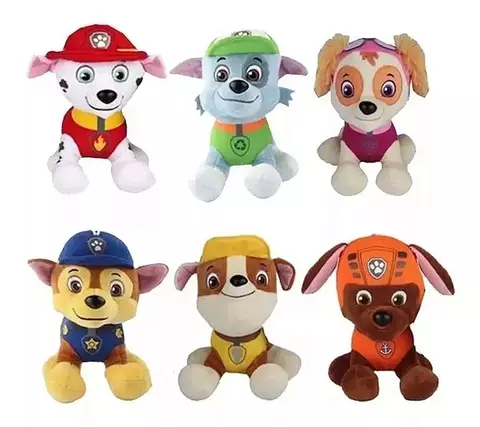 DISPLAY C/10 PELUCIA 6 PATRULHA CANINA /1326