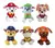 DISPLAY C/10 PELUCIA 6 PATRULHA CANINA /1326