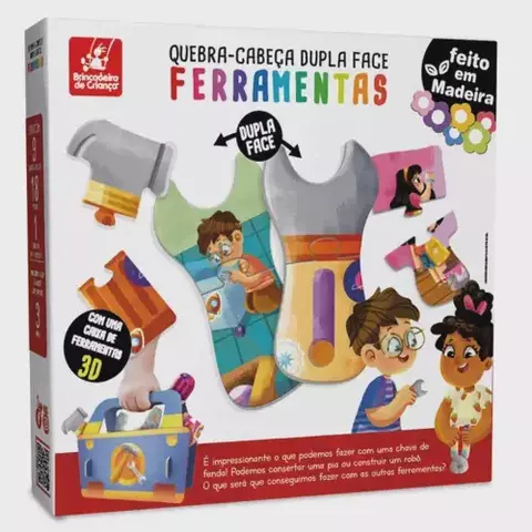 QUEBRA-CABEÇA DUPLA FACE FERRAMENTAS