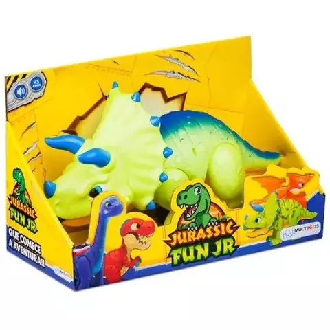 JURASSIC FUN JUNIOR TRICERAPTOR COM SOM