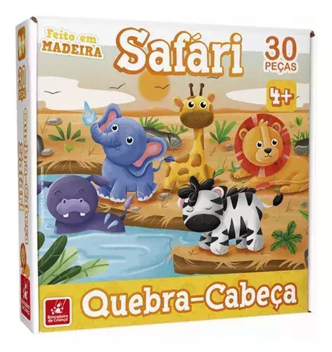QUEBRA-CABECA 30 PECAS SAFARI