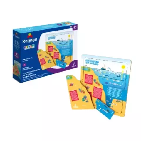 STEAM QUEBRA CABEÇA CAMADAS DO VULCAO 8 PEÇAS