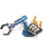 MEGA BRACO HIDRAULICO - MF TOYS - Brinquedos educativos