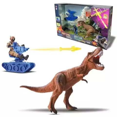 DINOSSAURO DINO HUNTERS FORCA TATICA 16,5 - BEE TOYS