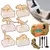 KIT ESCAVA FOSSIL DE DINOSSAURO 6-24PC FGIS - MF TOYS - Brinquedos educativos