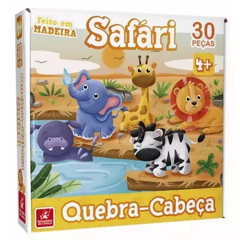 QUEBRA CABEÇA SAFARI 30 PC