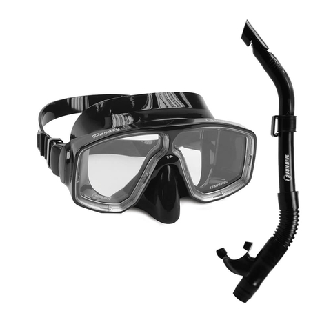 KIT PARATY SK-09, Mascara Snorkel para Mergulho