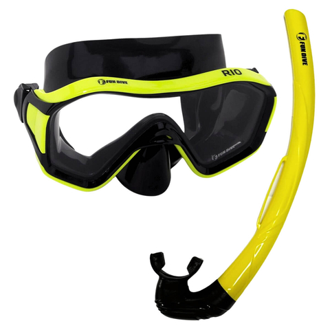 KIT RIO ECO, máscara Rio e snorkel Sk-05 eco