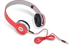 Fone De Ouvido Médio V-bass V1 Vermelho